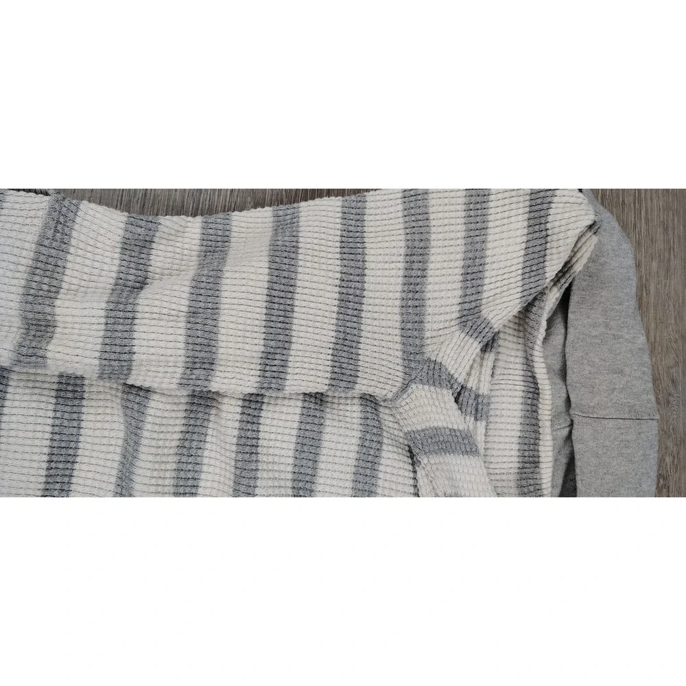 American Eagle Outfitters Stripe‎ Sweater S Button Shawl Collar Cardigan Bella